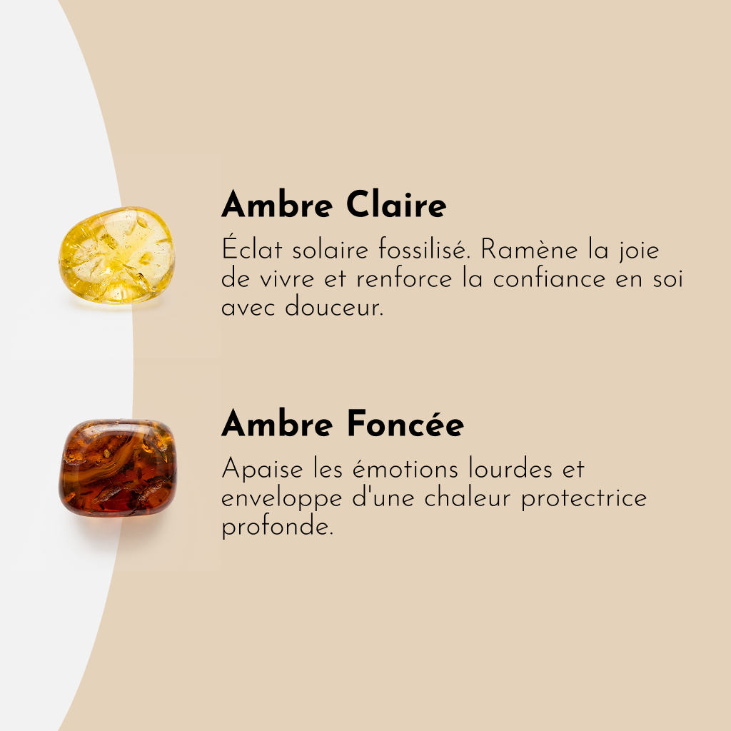 Bracelet Ambre Obscure Baroque