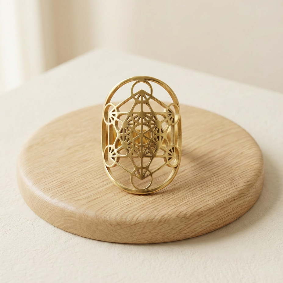 Gold-Plated Metatron Ring