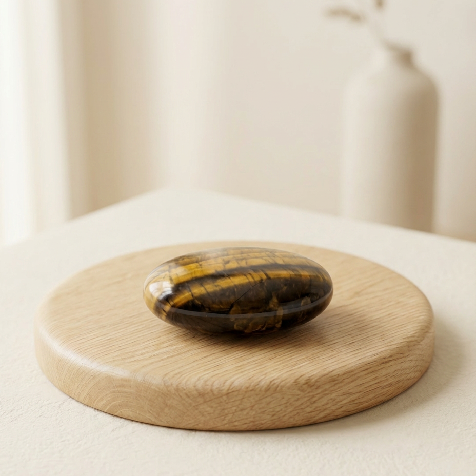 Galet Roulé XL Oeil de Tigre