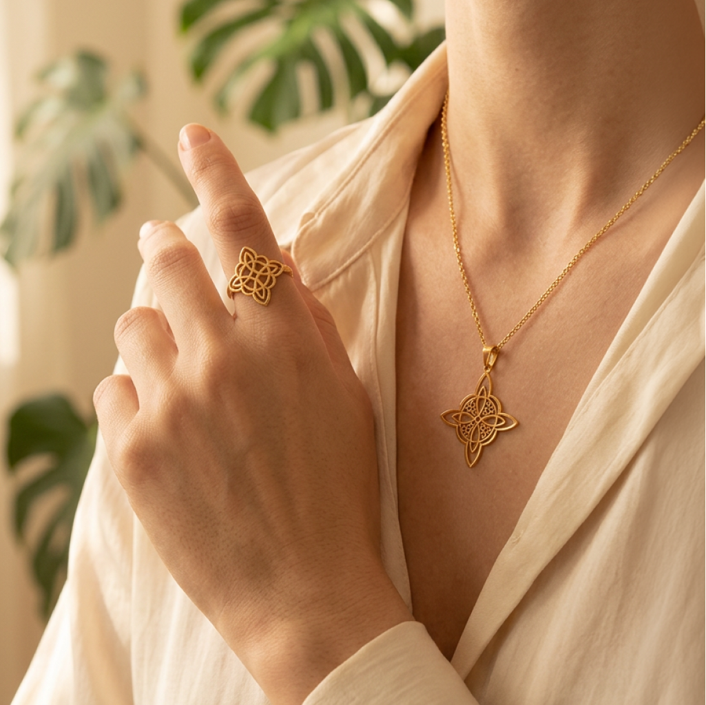 Collier Noeud de Sorcière