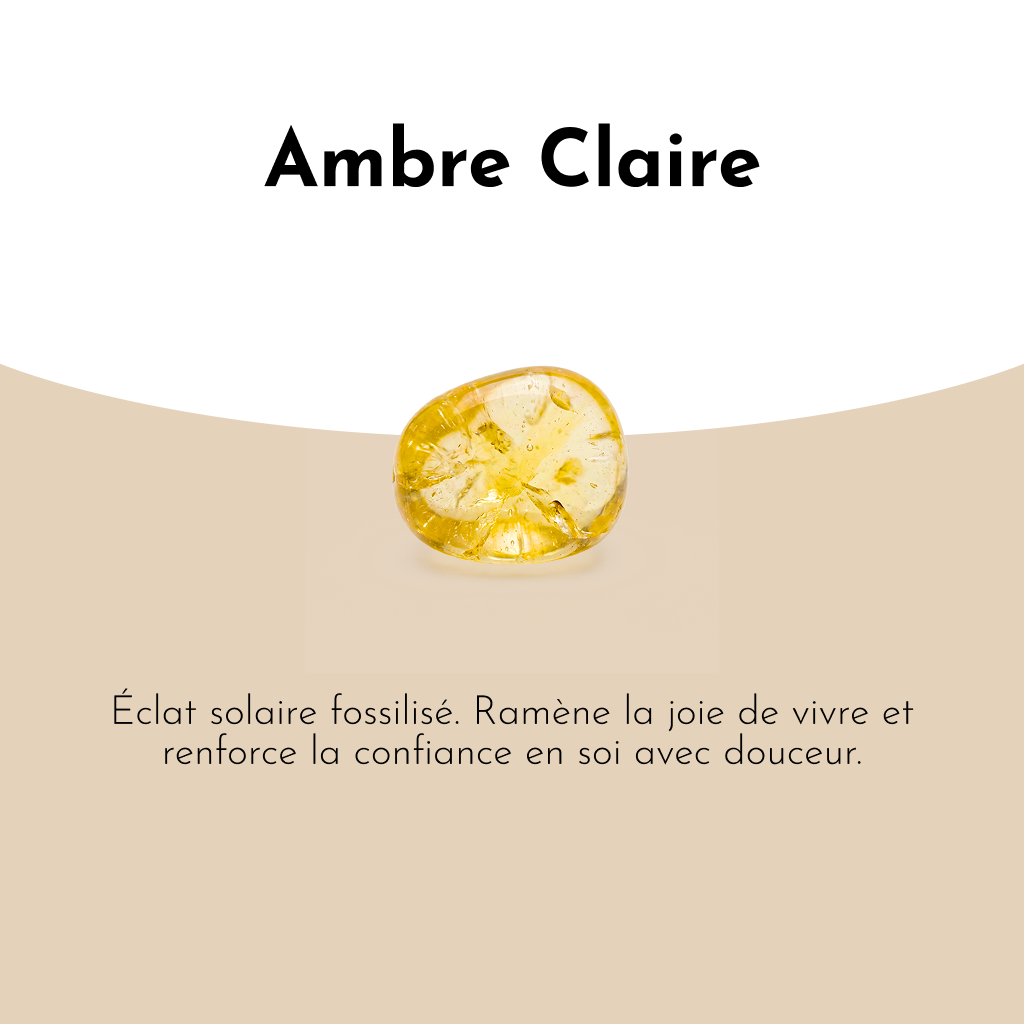 Bracelet Ambre Claire Baroque