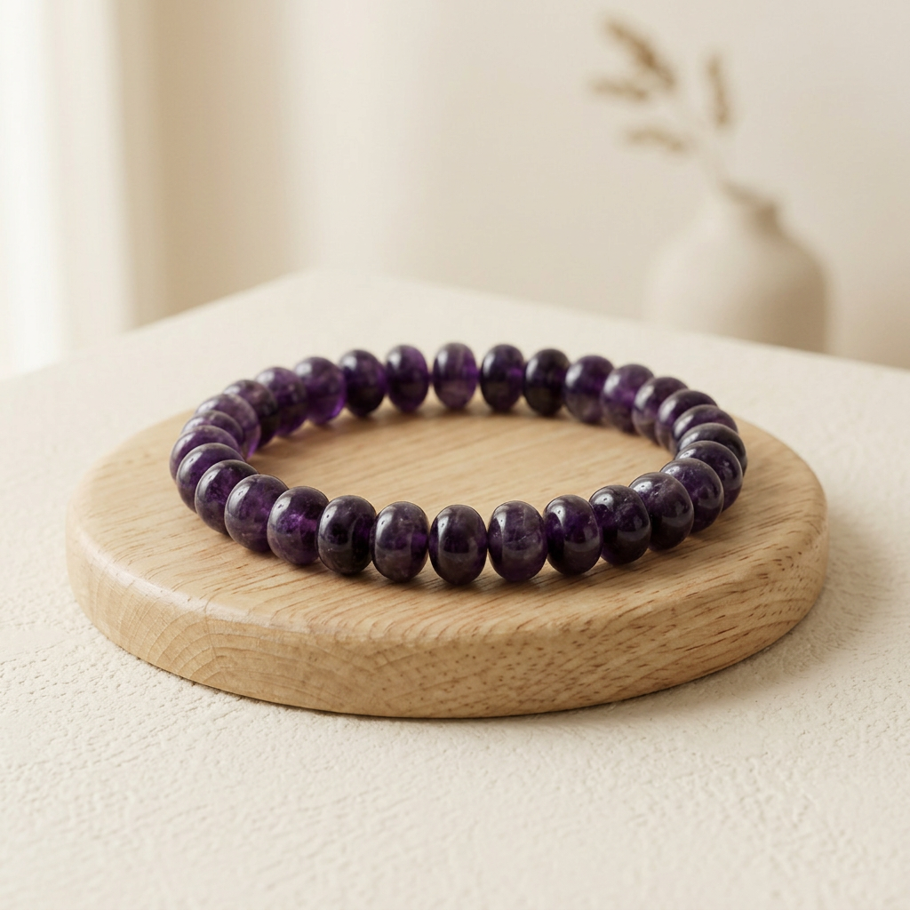 Bracelet Dark Améthyste